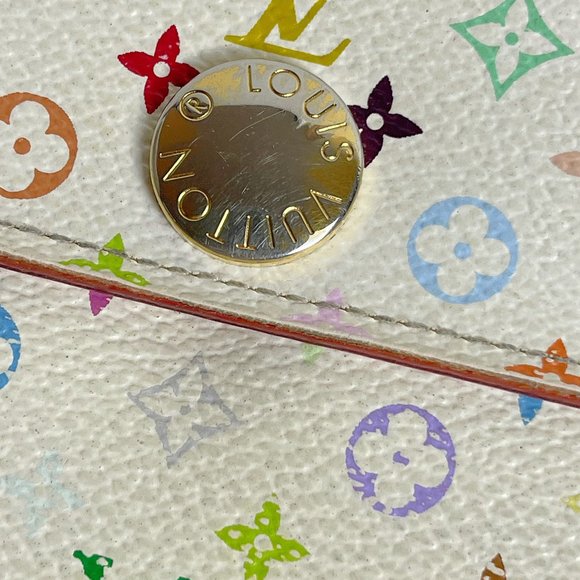 Louis Vuitton | Takashi Murakami Multicolor Monogram Sarah Wallet - Picture 6 of 13
